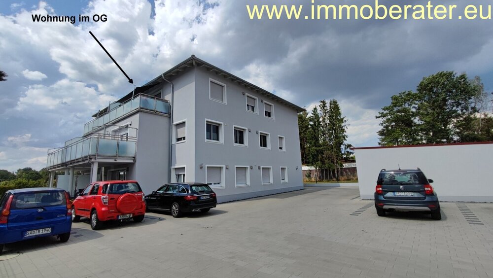 Verkaufe,mod. -hochw. 4-Zi-Whg WFL ca. 87 m² gr. Balkon kl. Hausgem. gute, ruhige Objektlage m. Kfz-Stellpl. Eigenbezug o. Kap. Anlage! - Etagenwohnung Schwandorf | Angebot:26338511